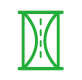 Green hourglass icon.